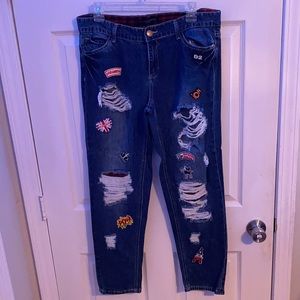 Patch jeans